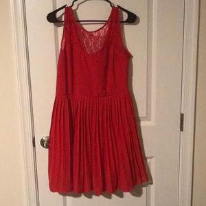 Red vintage dress